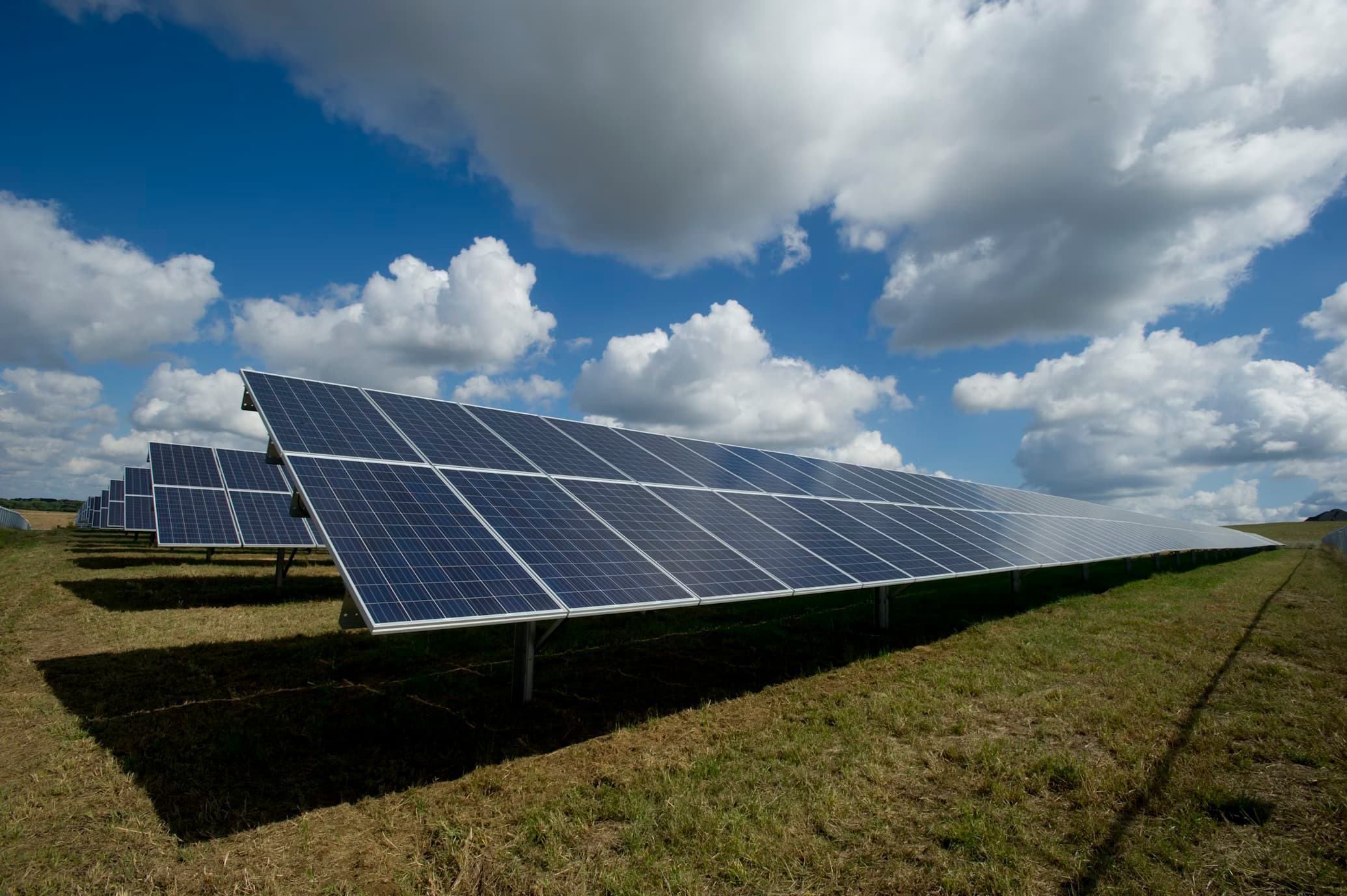 Solar Park Background